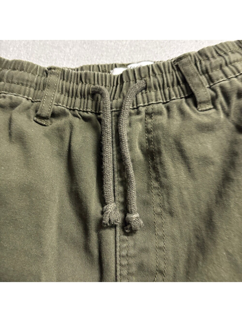 Refuge Womens Cargo Jogger Pants XS Green Elastic Waist Drawstring Pockets - Picture 2 of 13